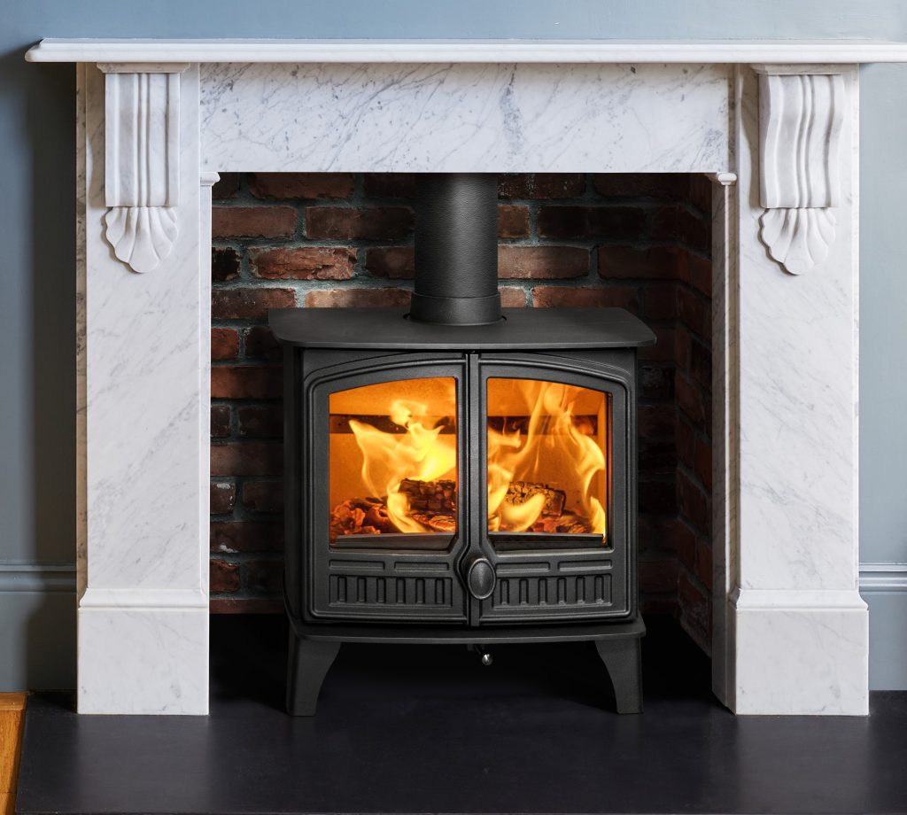 How to clean the glass of a log burner